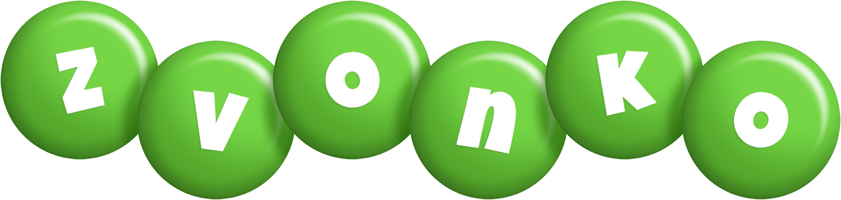 Zvonko candy-green logo