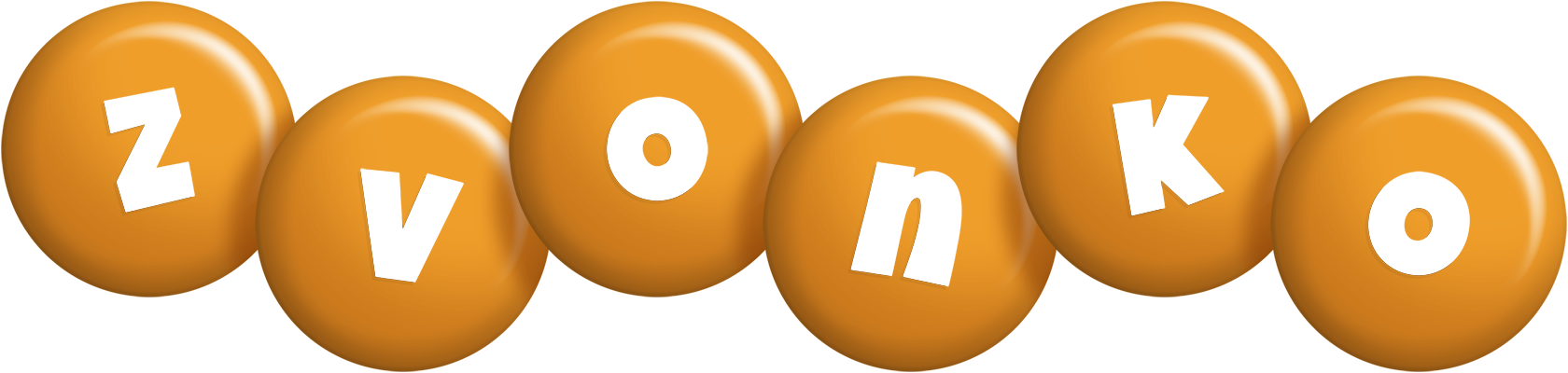 Zvonko candy-orange logo