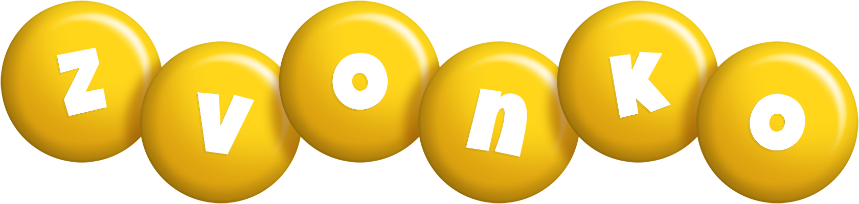 Zvonko candy-yellow logo