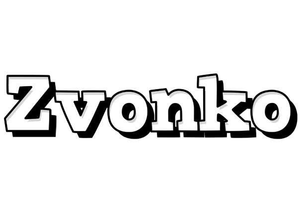 Zvonko snowing logo