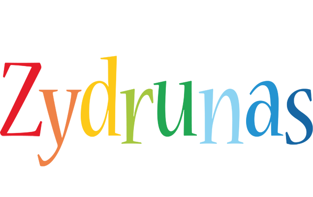 Zydrunas birthday logo