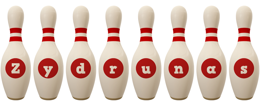 Zydrunas bowling-pin logo