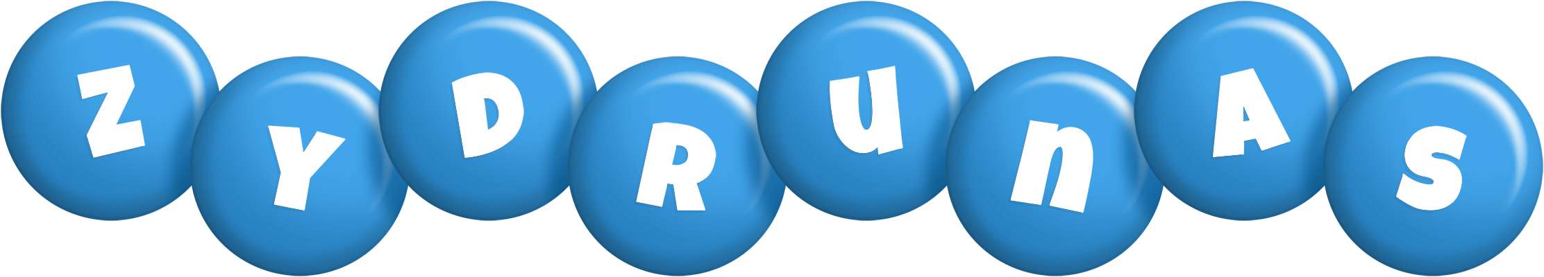 Zydrunas candy-blue logo