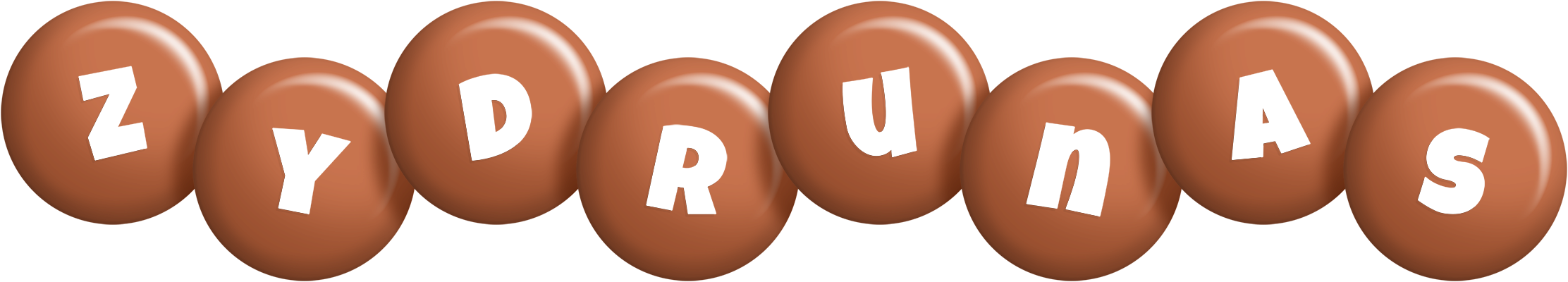 Zydrunas candy-brown logo