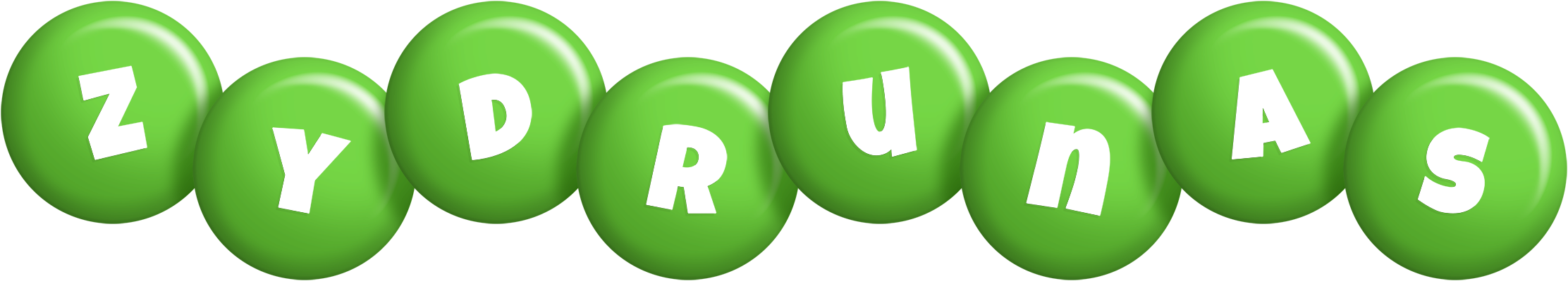 Zydrunas candy-green logo