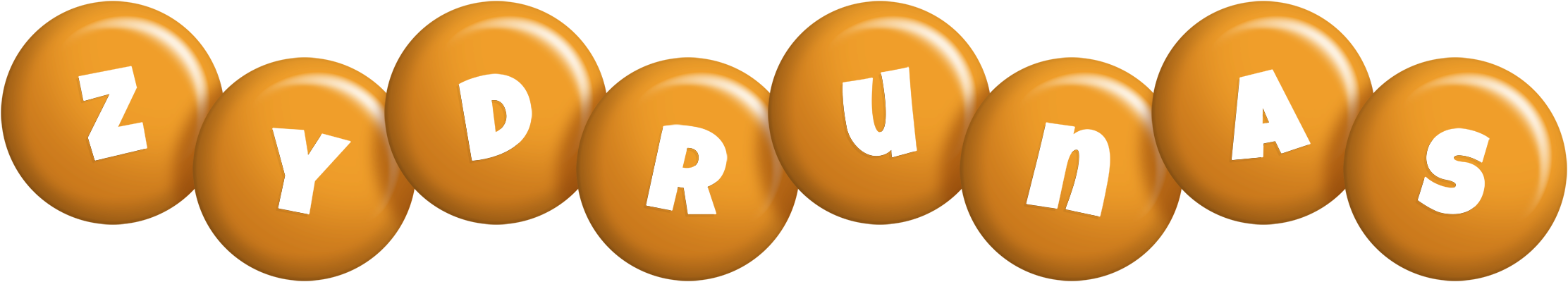 Zydrunas candy-orange logo
