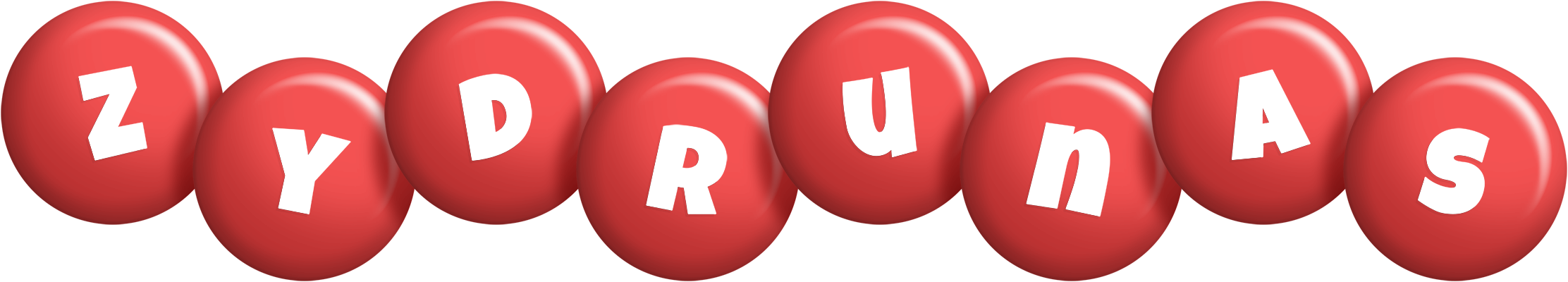Zydrunas candy-red logo
