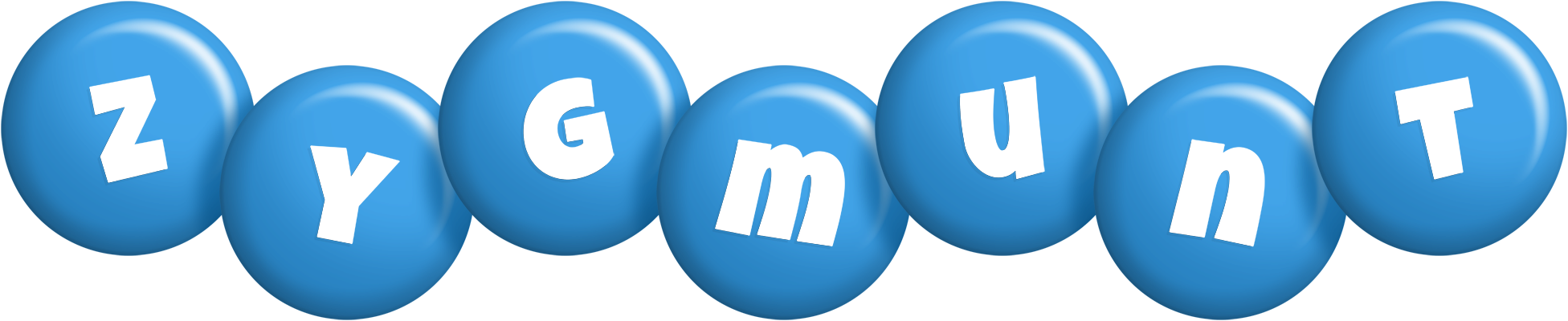 Zygmunt candy-blue logo