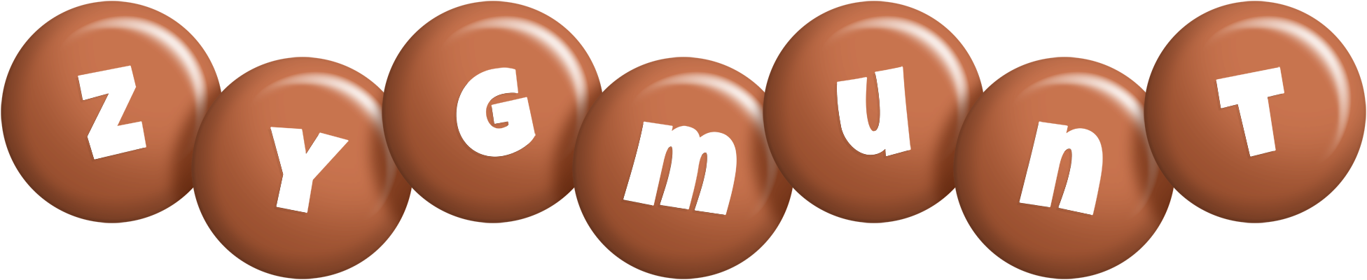 Zygmunt candy-brown logo
