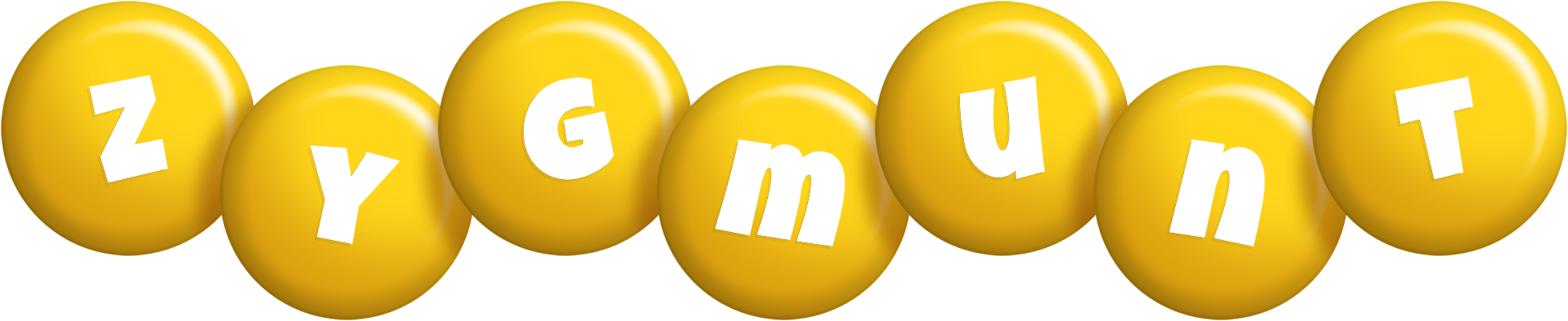 Zygmunt candy-yellow logo