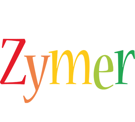 Zymer birthday logo