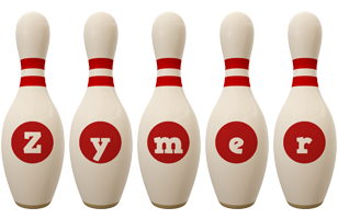 Zymer bowling-pin logo