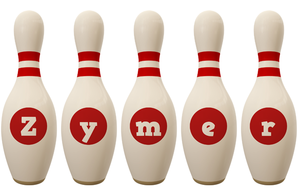 Zymer bowling-pin logo