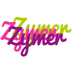 Zymer flowers logo