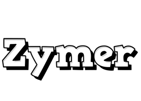 Zymer snowing logo