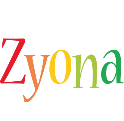 Zyona birthday logo
