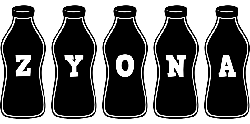 Zyona bottle logo