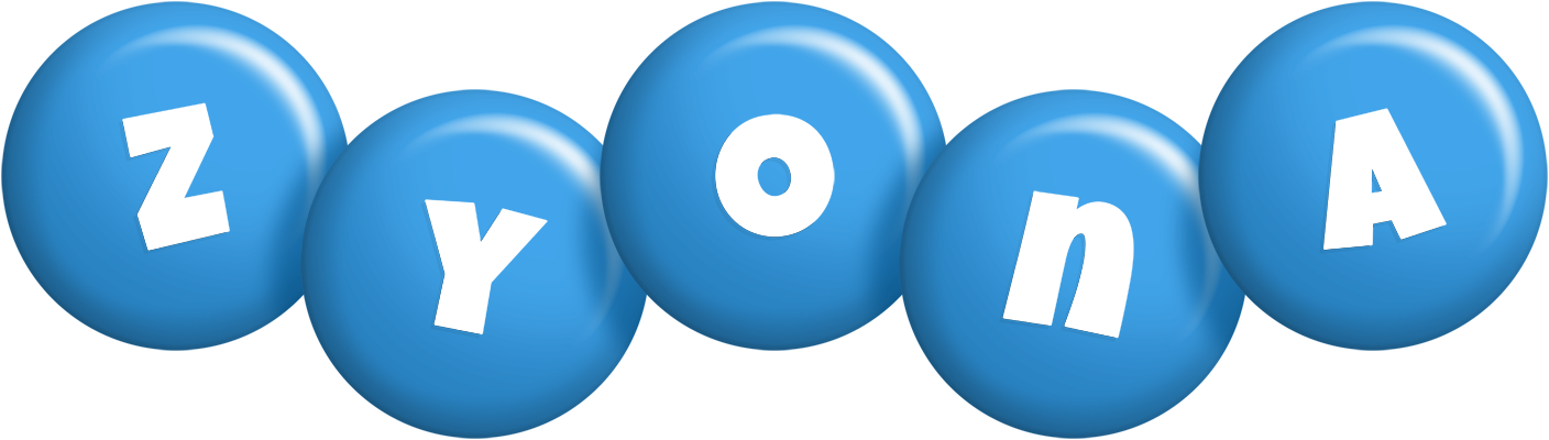 Zyona candy-blue logo