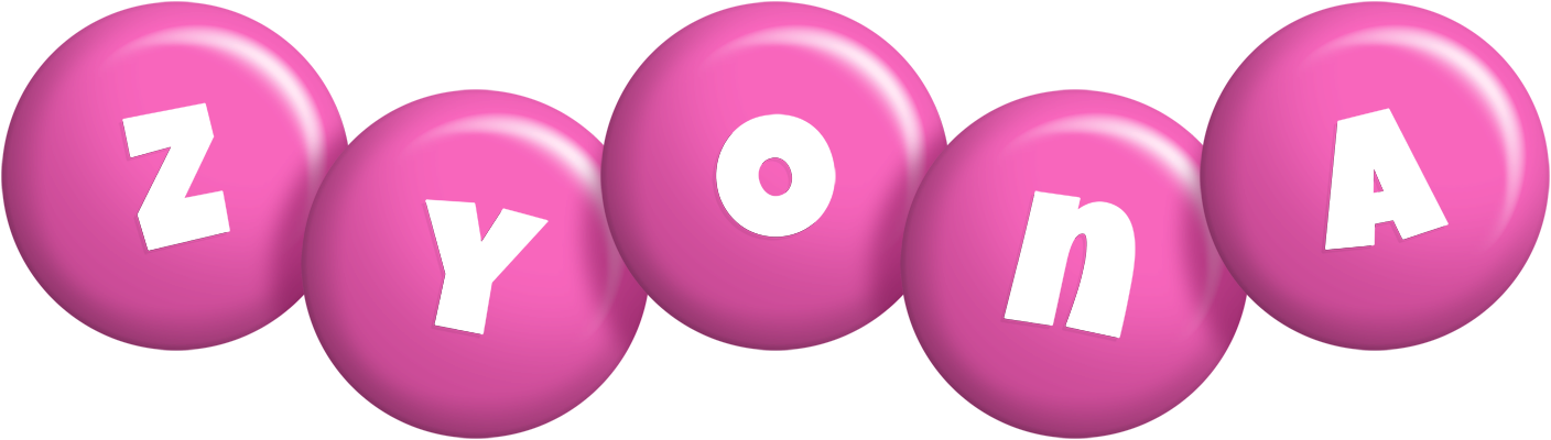 Zyona candy-pink logo