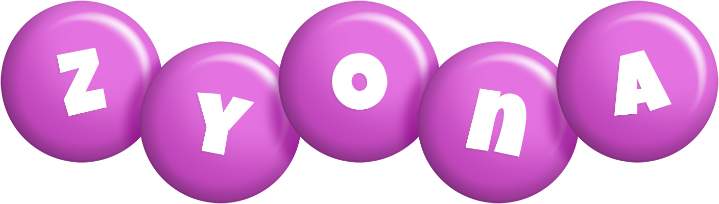 Zyona candy-purple logo
