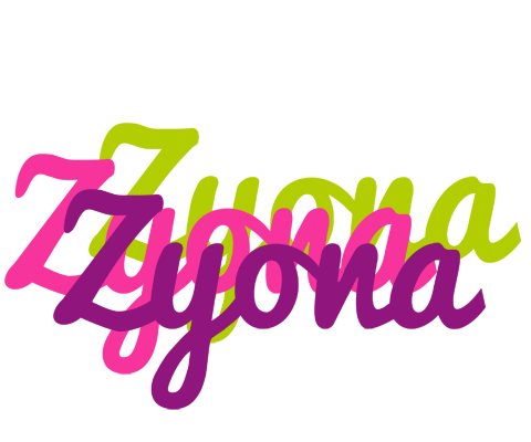 Zyona flowers logo