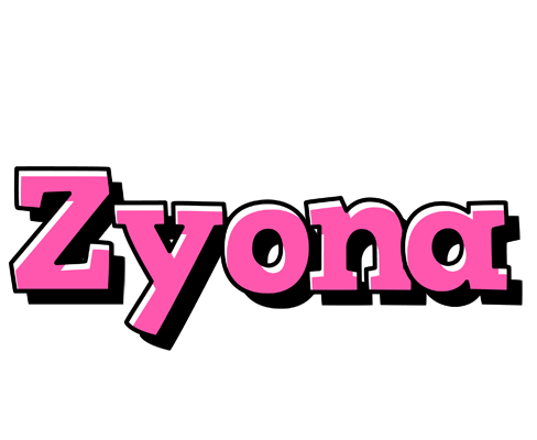 Zyona girlish logo