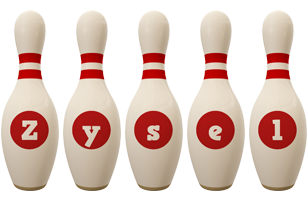 Zysel bowling-pin logo