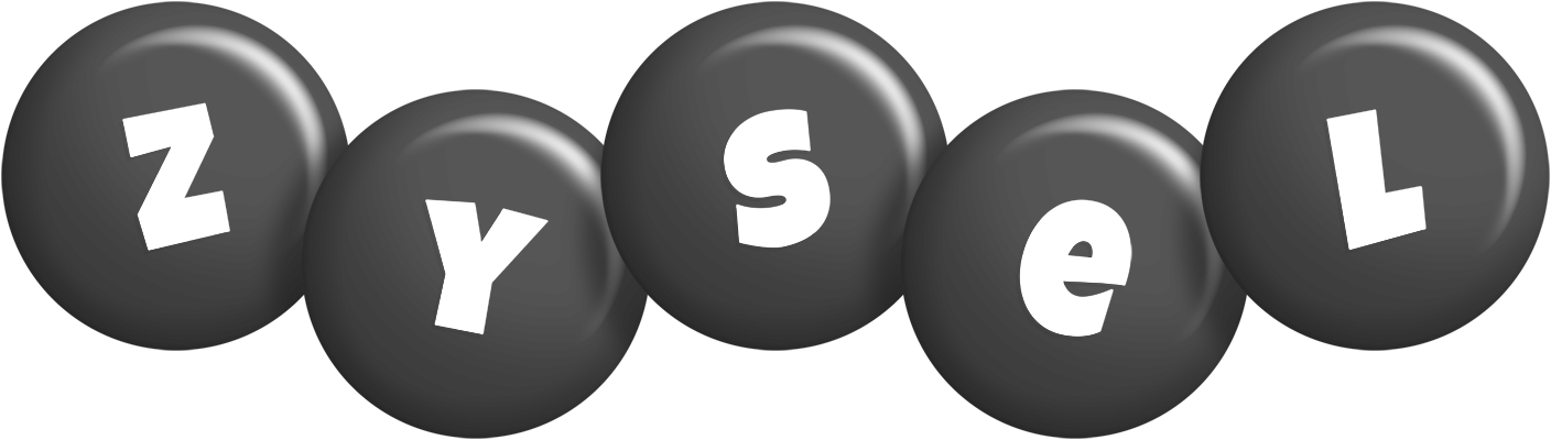 Zysel candy-black logo
