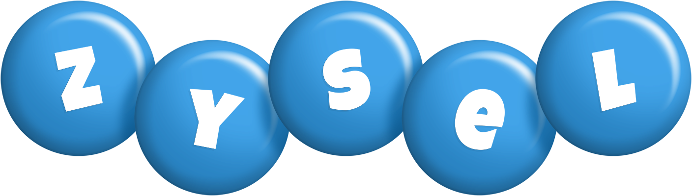 Zysel candy-blue logo