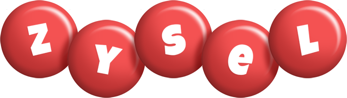 Zysel candy-red logo