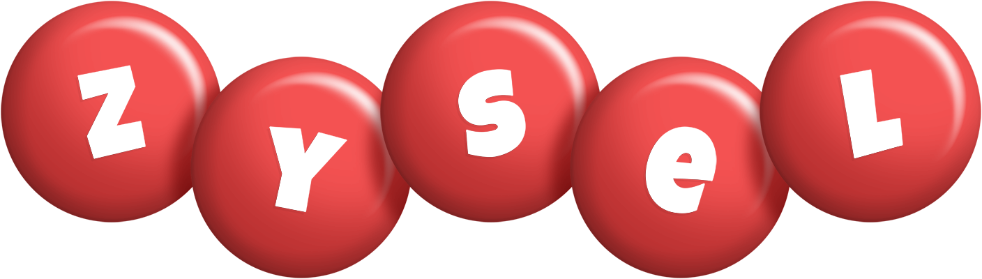 Zysel candy-red logo