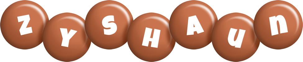 Zyshaun candy-brown logo