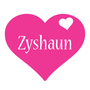 Zyshaun love-heart logo