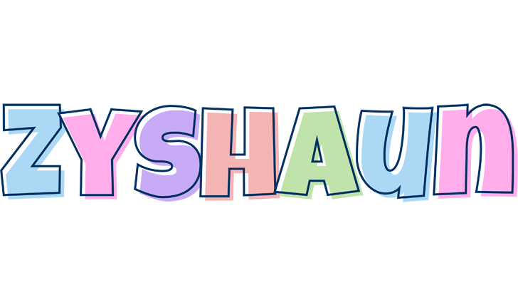 Zyshaun pastel logo