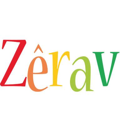 Zêrav birthday logo