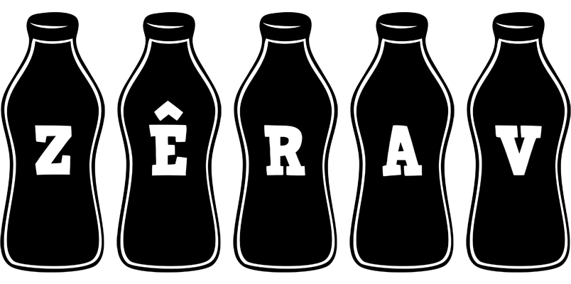 Zêrav bottle logo