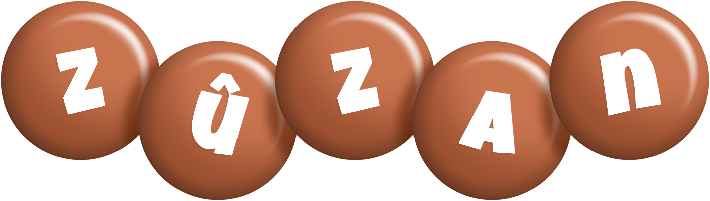 Zûzan candy-brown logo