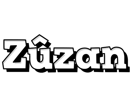 Zûzan snowing logo