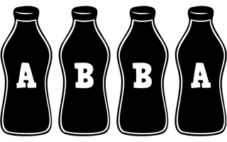 abba bottle logo