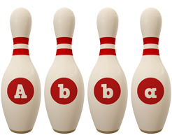 abba bowling-pin logo