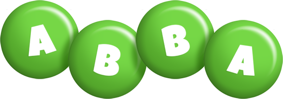 abba candy-green logo