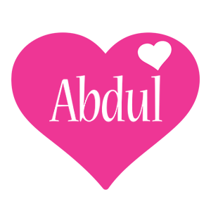 abdul love-heart logo