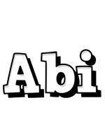 abi snowing logo