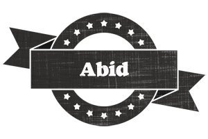 abid grunge logo