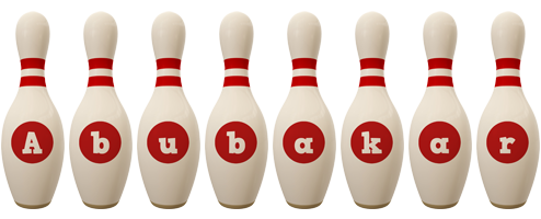abubakar bowling-pin logo