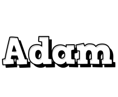 adam snowing logo