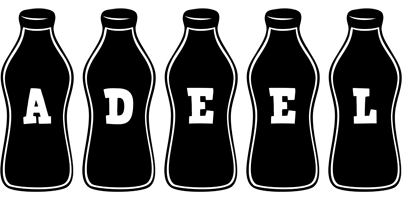 adeel bottle logo