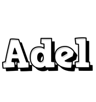 adel snowing logo