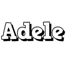 adele snowing logo