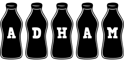 adham bottle logo